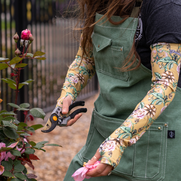Protection Sleeves - Antique Bloom - Mustard FINAL SALE - Image 3
