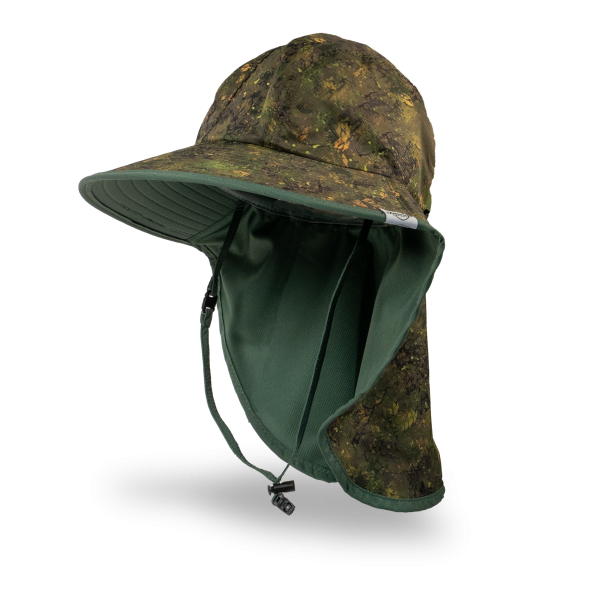 Kid's Sun Hat - Green Brush Camo