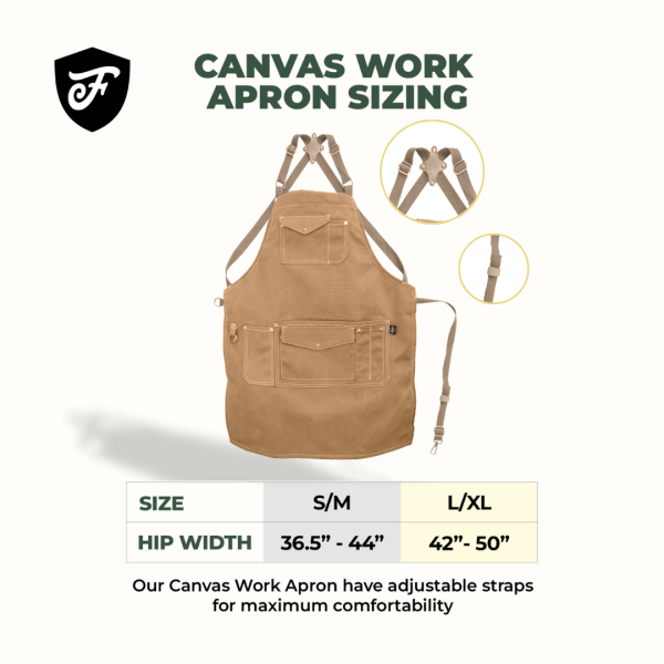 The Canvas Workhorse Apron - Sawdust FINAL SALE - Image 5