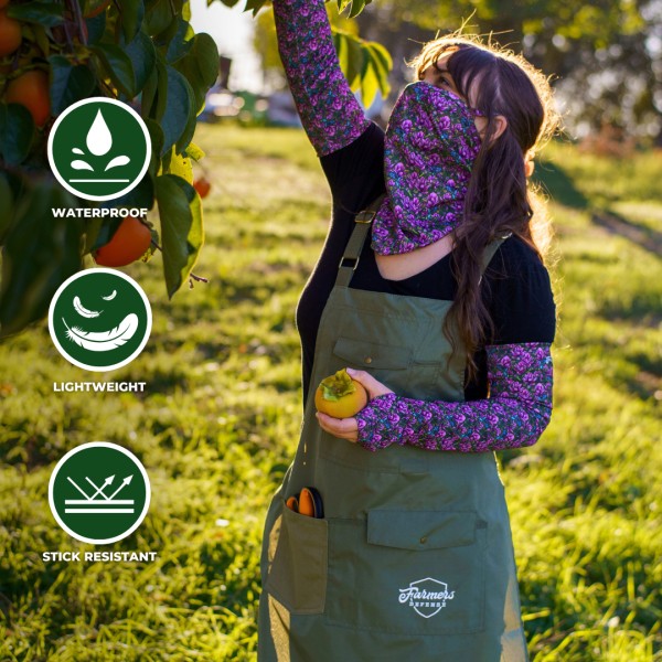 Farm & Trim Apron Cross Straps - Green FINAL SALE - Image 2