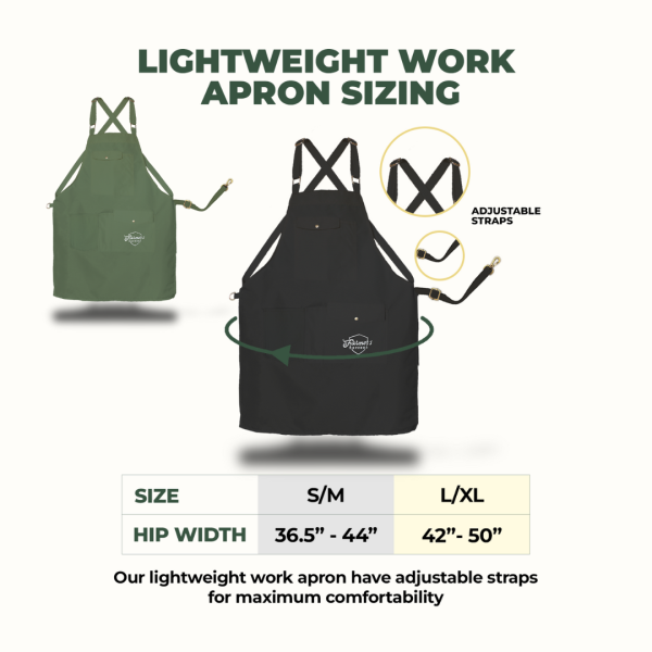 Farm & Trim Apron Cross Straps - Green FINAL SALE - Image 5