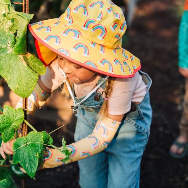 Kid's Sun Hat - Rainbows - Image 2