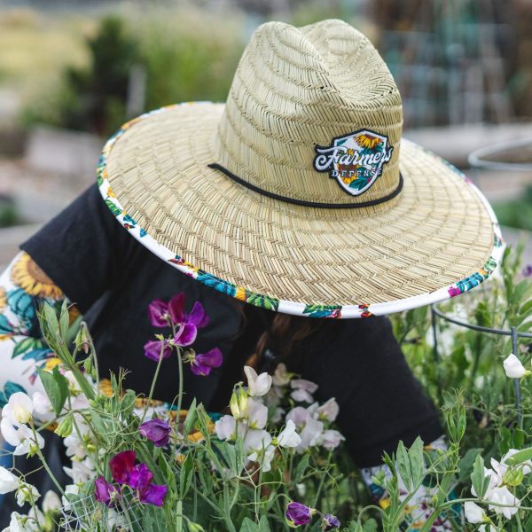 Farmers Defense Straw Hat - Garden Flower - Image 2