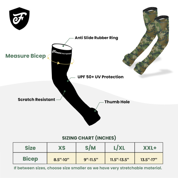 Protection Sleeves - Green Camo FINAL SALE - Image 6