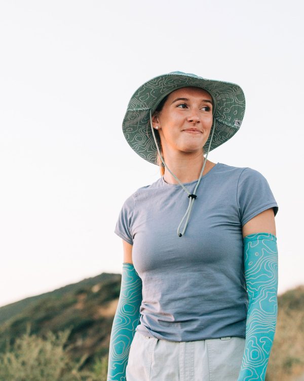 Venture Sun Hat - Topo Map Green - Image 4
