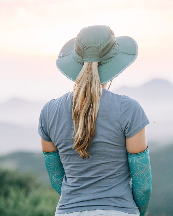 Venture Sun Hat - Topo Map Green - Image 2
