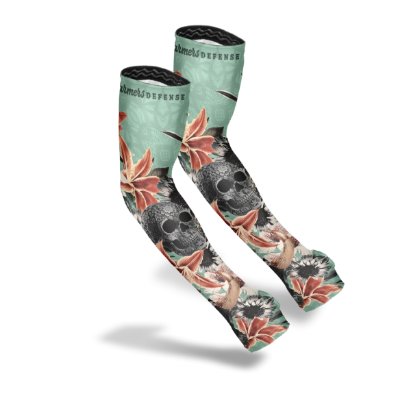 Protection Sleeves - Skull - Green FINAL SALE