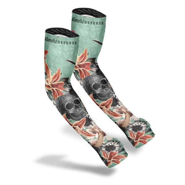 Protection Sleeves - Skull - Green FINAL SALE - Image 5