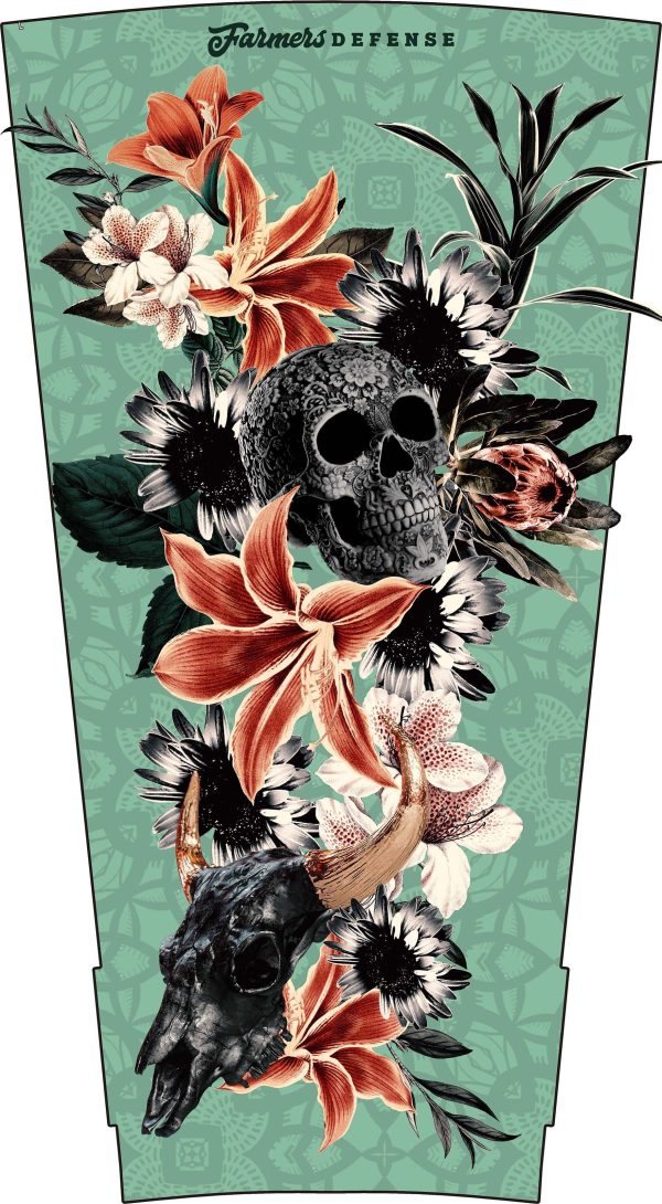 Protection Sleeves - Skull - Green FINAL SALE - Image 3