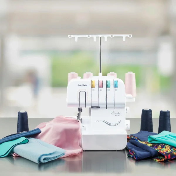 Brother 1034DX Easy-to-Use 3 or 4 Thread Serger with Color Coded Thread Guides - Image 10