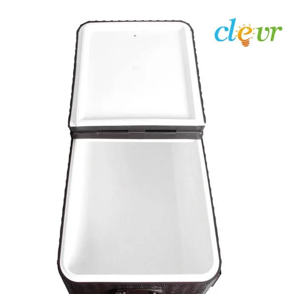 Clevr  Outdoor Patio 80 quart Party Portable Rolling Cooler Wheeled Ice Chest - Image 6