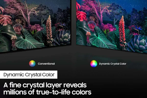 SAMSUNG 55 Class 4K Crystal UHD (2160P) LED Smart TV with HDR UN55AU8000B - Image 4