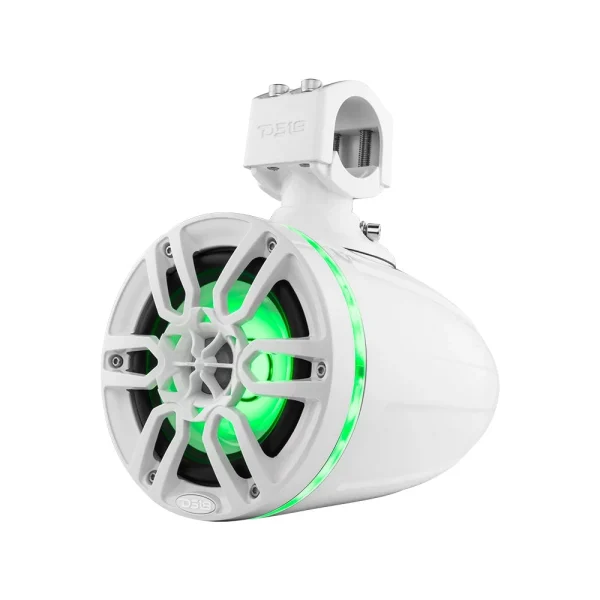 DS18 6.5 Marine Tower Speakers White Hydro Series RGB 370 Watts Max NXL-X6TP/WH - Image 5