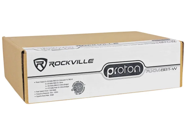 New Rockville RXM8BTW 8 Channel 1500 Watt Marine/Boat Amplifier Amp w/Bluetooth - Image 7