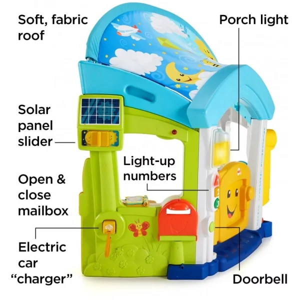 Fisher-Price Laugh & Learn Playhouse Educational Toy for Babies & Toddlers, Smart Learning Home - Image 7
