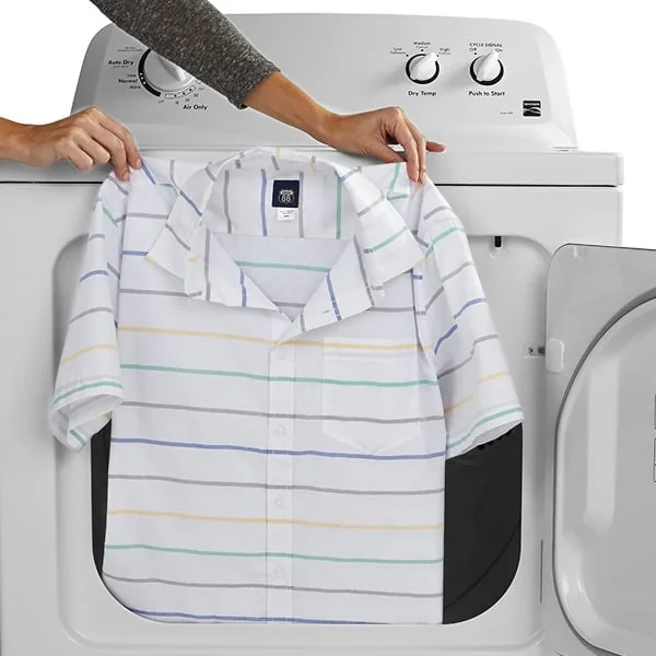 Kenmore Electric Dryer with SmartDry/Wrinkle Guard, 7 Cu. ft. Capacity, White, 43H x 29W x 28D - Image 5