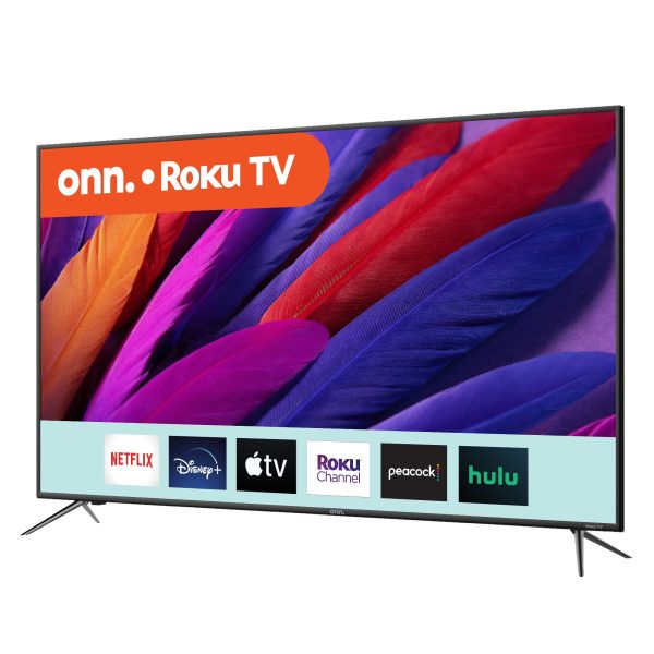 onn. 55" Class 4K UHD (2160P) LED Roku Smart Television HDR (100012586) - Image 2