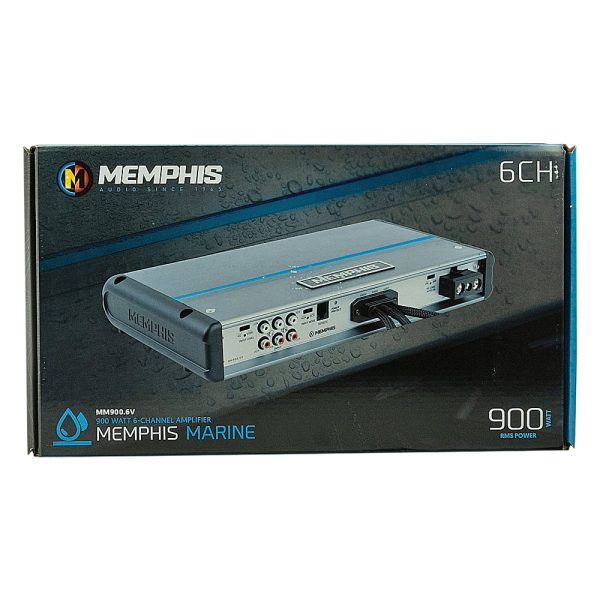 Memphis Audio 900W 6 Channel Marine Amplifier With Auto Turn On Feature MM900.6V - Image 2