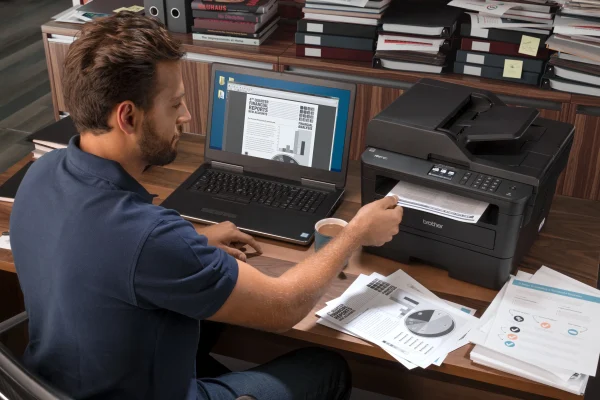 Brother MFC-L2730DW Monochrome Laser All-in-One Wireless Printer with 2.7" Color Touchscreen - Image 8