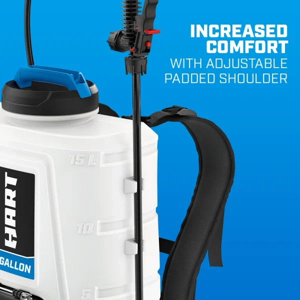 HART 20-Volt 4 Gallon Chemical Sprayer Kit, (1) 2.0Ah Lithium-Ion Battery - Image 5