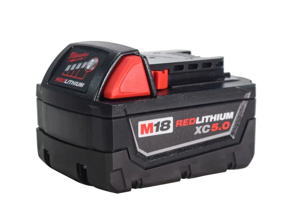 Milwaukee M18 18-Volt Lithium-Ion XC Starter Kit with Two 5.0Ah Batteries / Charger (48-59-1852B) - Image 4
