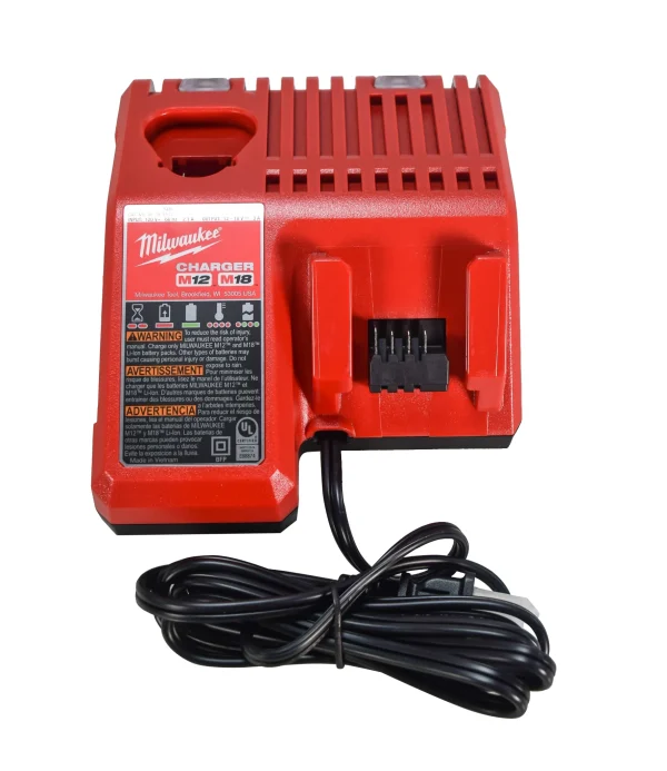 Milwaukee M18 18-Volt Lithium-Ion XC Starter Kit with Two 5.0Ah Batteries / Charger (48-59-1852B) - Image 2