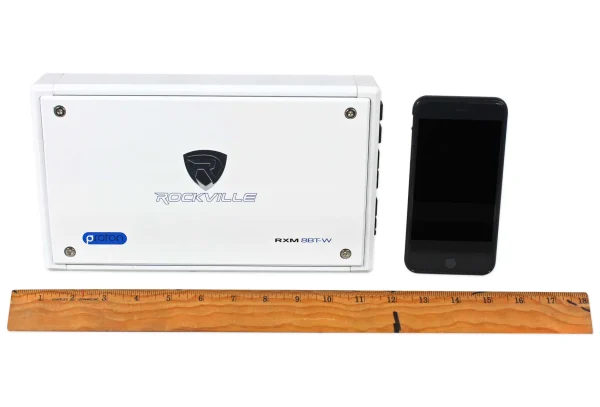 New Rockville RXM8BTW 8 Channel 1500 Watt Marine/Boat Amplifier Amp w/Bluetooth - Image 6