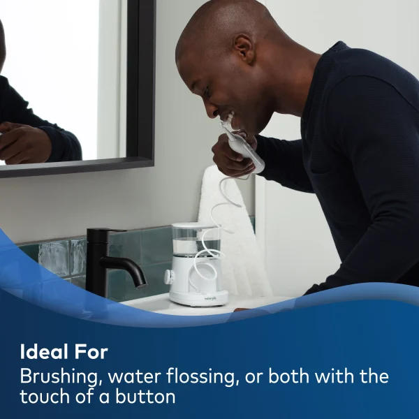 Waterpik Sonic-Fusion 2.0 Flossing Electric Toothbrush Set, 5 Brush Heads, White - Image 6