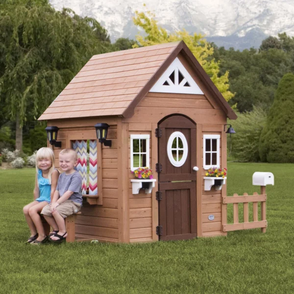 Backyard Discovery Aspen Wooden Cedar Playhouse - Image 2