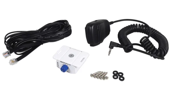 Rockville RXM-S6 Marine/Boat 2600 Watt 6 Channel Amplifier + PA Microphone - Image 4