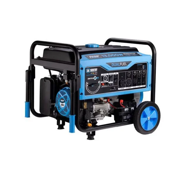 Pulsar  13000-Watt Dual Fuel Generator with Recoil - Remote & Push Button Start & CO Alert