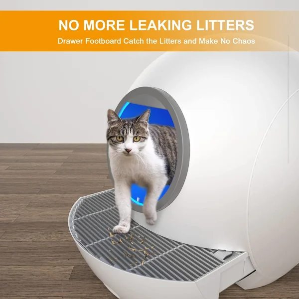 ELS PET Self Cleaning Cat Litter Box Automatic Double Odor Removal Cat Robot Litter Box Gift - Image 2