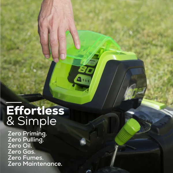Greenworks 80V 21 Self Propelled Mower 5Ah Battery & Charger 2502402NV? - Image 6