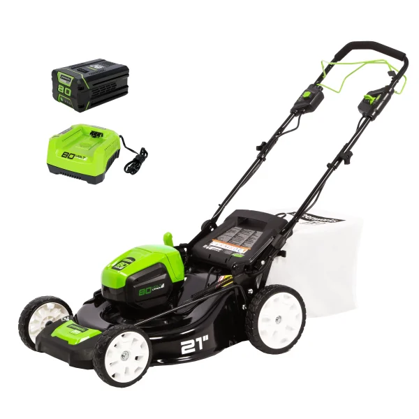 Greenworks 80V 21 Self Propelled Mower 5Ah Battery & Charger 2502402NV?