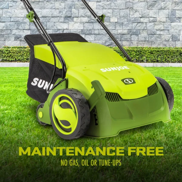 Sun Joe Electric 12.6-inch Lawn Dethatcher + Scarifier W/ Collection Bag, 12-Amp - Image 11