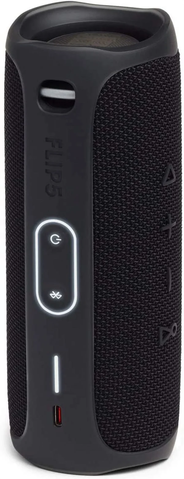 JBL Flip 5 Portable Waterproof Wireless Bluetooth Speaker - Black - Image 3