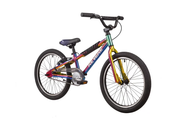 Revere 20 BMX Freestyle Kids Bicycle, Ages 5-8 Years Old, Chrome Oil Slick Finish, Lightweight Aluminum Frame and Fork, Premium Parts, Premium Design, Premium Safety! - Image 4