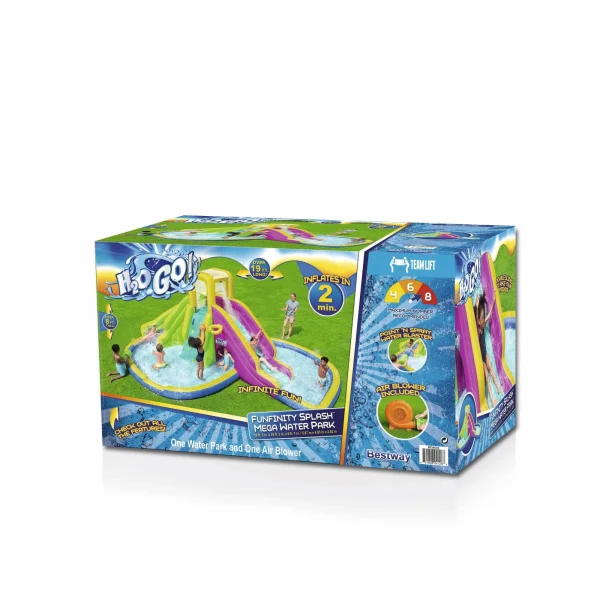 Bestway H2OGO! Funfinity Splash Kids Inflatable Mega Water Park with Blower - Image 6