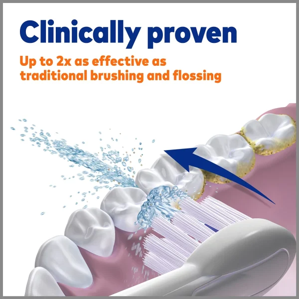 Waterpik Sonic-Fusion 2.0 Flossing Electric Toothbrush Set, 5 Brush Heads, White - Image 3