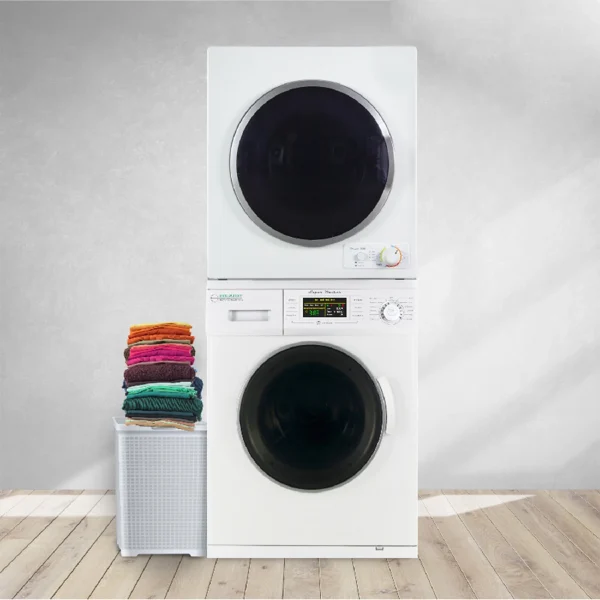 Equator Advanced Appliances EW 824 N-ED 850 Lavadora Compacta Apilable de Carga Frontal y Secadora Corta - Image 9