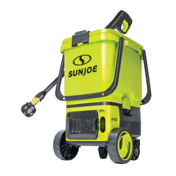 Sun Joe 48-Volt Cordless Portable Pressure Washer Kit, 2 x 4.0-Ah Batteries and Charger - Image 2