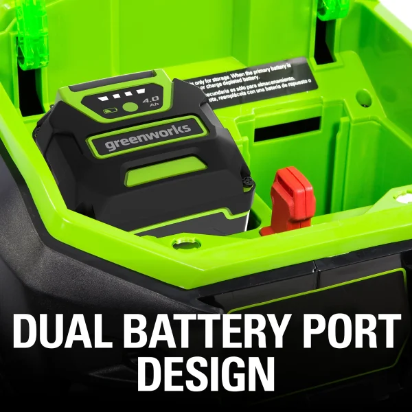 Greenworks 40V 20 Brushless Push Lawn Mower with 4.0 Ah Battery & Quick Charger 2516302VT - Image 7