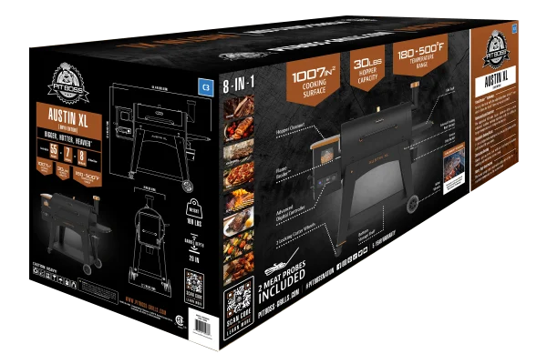 Pit Boss Austin XL 1000 Sq in Wood Fired Pellet Grill and Smoker – Onyx Series - Image 3