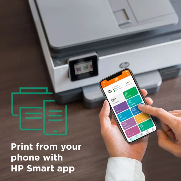 HP OfficeJet 9025e All-in-One Wireless Color Inkjet Printer - 6 months free Instant Ink with HP+ - Image 6