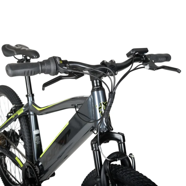 Hyper Bicycles 26 36V Electric Mountain Bike for Adults, Pedal-Assist, 250W E-Bike Motor, Black - Image 4
