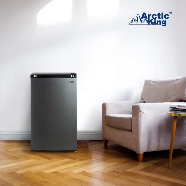 Arctic King 4.4 Cu ft One-Door No Freezer Mini Fridge, Black Stainless Steel Look E-Star, ARM44A5ASL - Image 10
