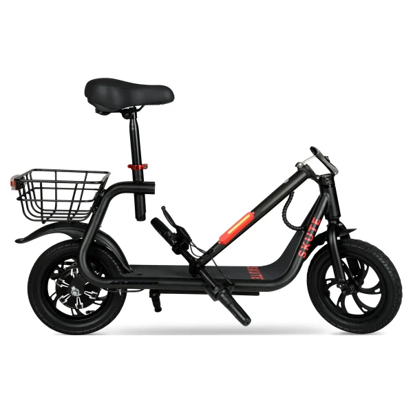 Hyper 36V Skute Commute 12 Seated Electric Scooter with Basket, 250W Motor, 13 Years+, Max Speed 15mph - Image 7