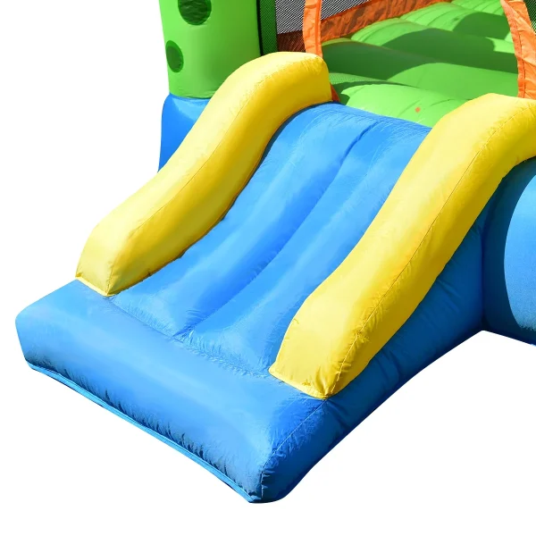Topbuy Inflatable Bounce House Jumping Castle Kids Playhouse w/ Slider and 480W Blower - Image 4