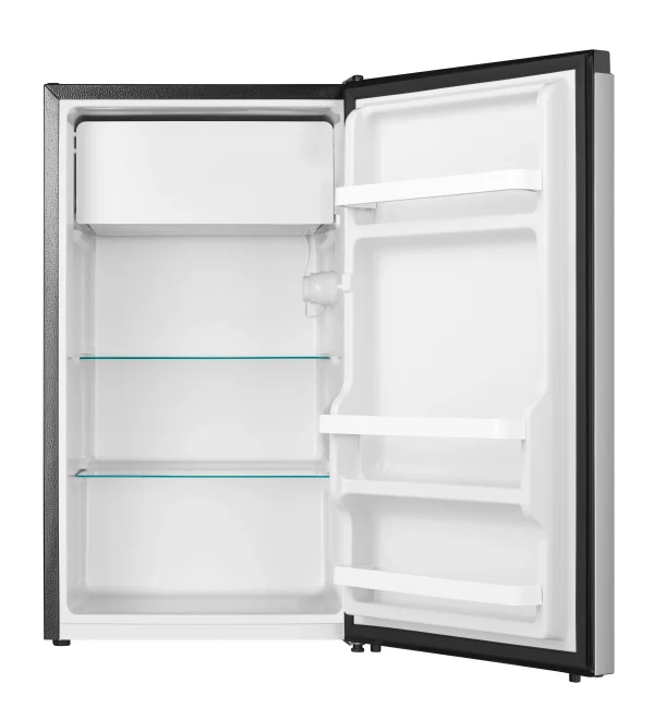Hisense 4.4 Cu ft. Single Door Mini Fridge with Chiller, Silver 18.7 Width - Image 5