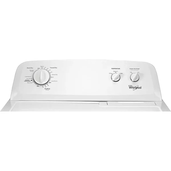 Whirlpool WED4616FW 7.0 Cu. Ft. White Electric Dryer - Image 4